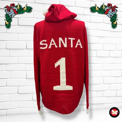 Jersey Navideño “CUERPO DE SANTA” Con Capucha Talla L