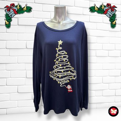 **HOY** Camiseta Navideña “ÁRBOL DE SANTA” Talla M