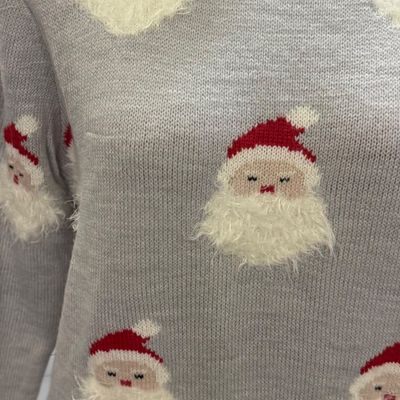 Jersey Navideño “CARITAS DE PAPÁ NOEL” Talla S