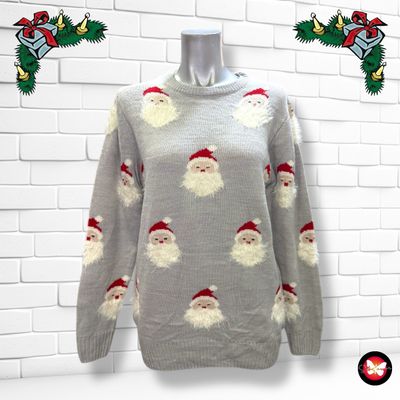 **HOY** Jersey Navideño “CARITAS DE PAPÁ NOEL” Talla S