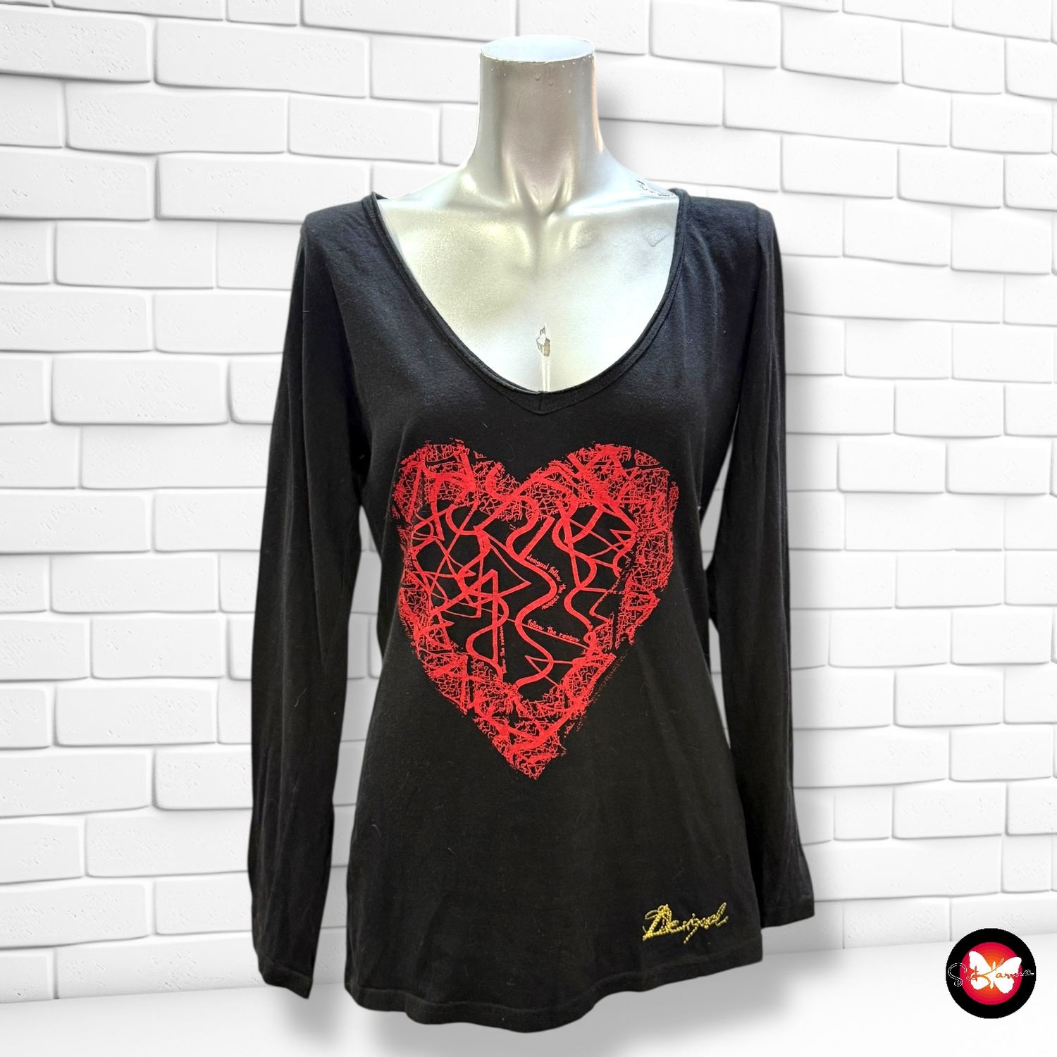 **HOY** Camiseta de manga larga DESIGUAL Talla M