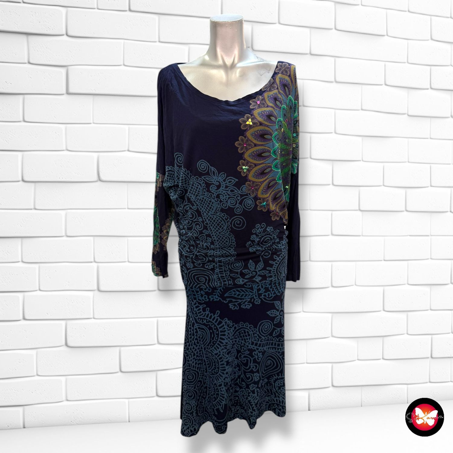 **HOY** Vestido de manga larga DESIGUAL Talla M