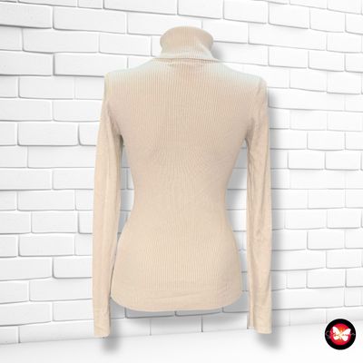 **HOY** Jersey de manga larga canalé con cuello alto AMISU Talla M