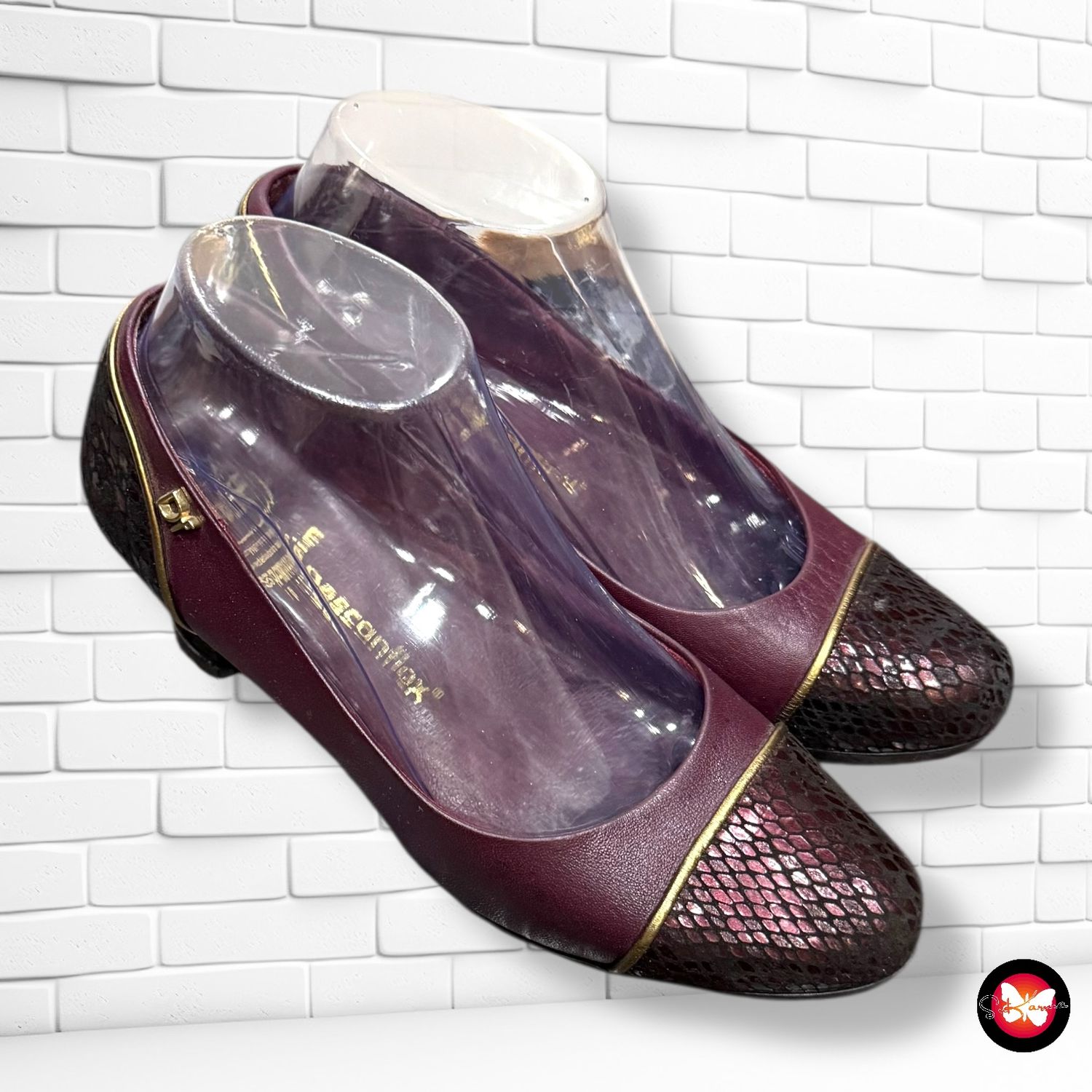 **HOY** Zapatos de tacón bajo de piel T37