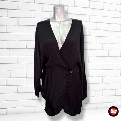 **HOY** Vestido de satén corte murciélago ZARA Talla L