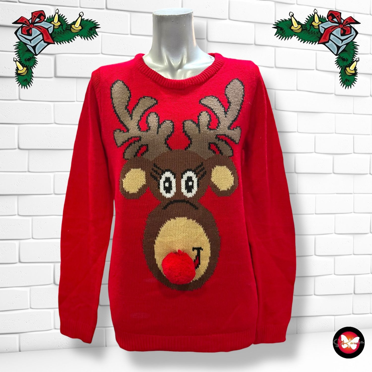 **HOY** Jersey Navideño “RUDOLPH” Talla S