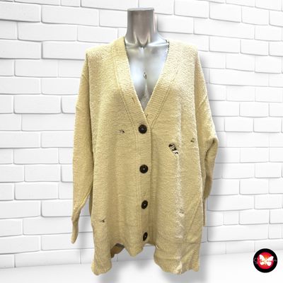 **HOY** Chaqueta de punto con rotitos ZARA Talla S (grande)