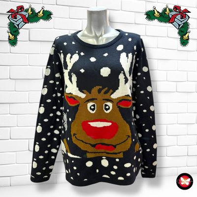 Jersey Navideño “ELFO CON CASCABELES” Talla L