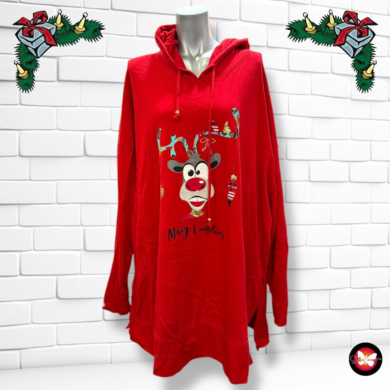 **HOY** Sudadera Navideña “RUDOLPH” Talla 5XL