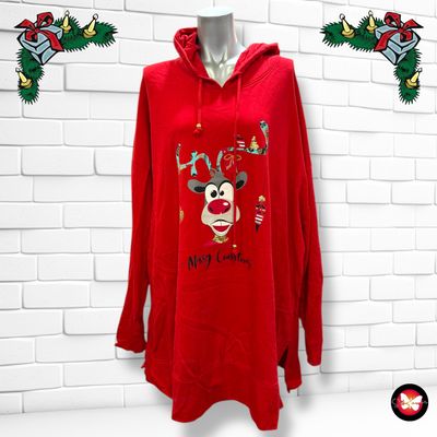 **HOY** Sudadera Navideña “RUDOLPH” Talla 5XL