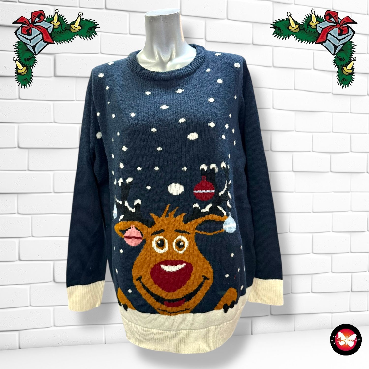 **HOY** Jersey Navideño “RUDOLPH” Talla L (grande)