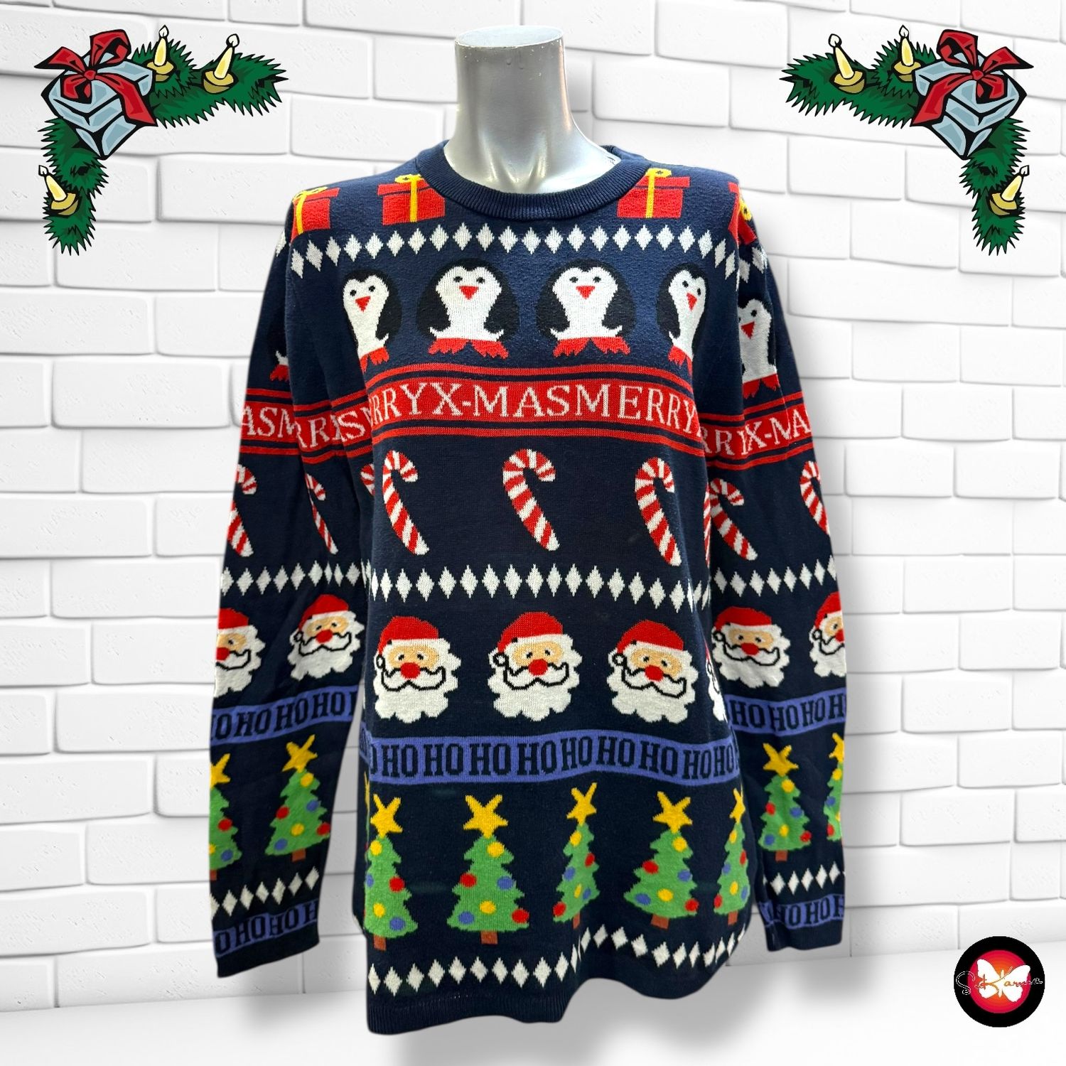 **HOY** Jersey Navideño “PINGÜINOS” Talla S
