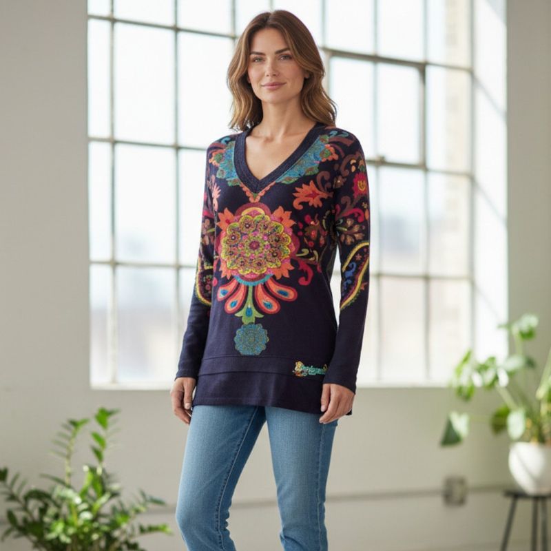 **HOY** Camiseta de manga larga DESIGUAL Talla S