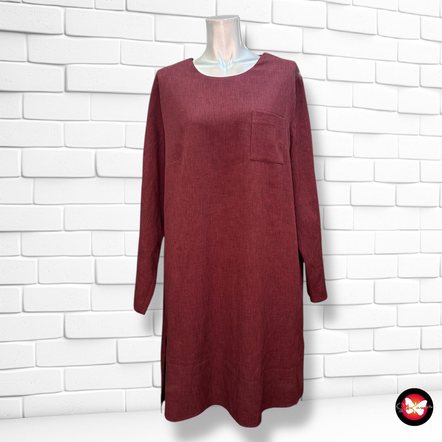 **HOY** Vestido de manga larga ALVINA Talla Talla XL/XXL