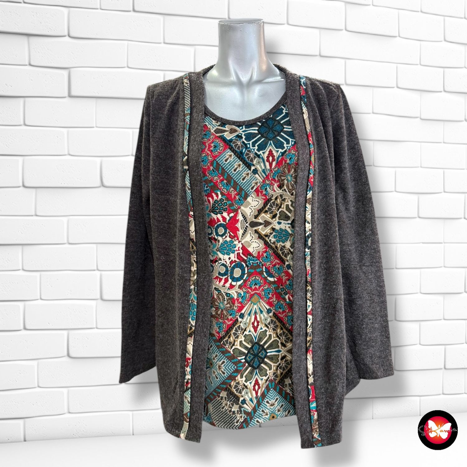 **HOY** Jersey de manga larga con chaqueta Talla XL