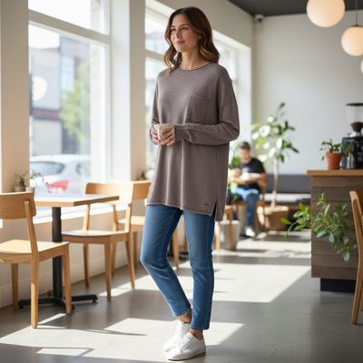 Jersey de manga larga con bolsillo TOM TAILOR Talla M