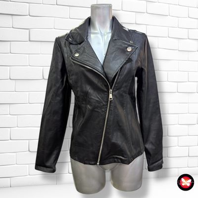 **HOY** Cazadora biker de piel sintética Talla S