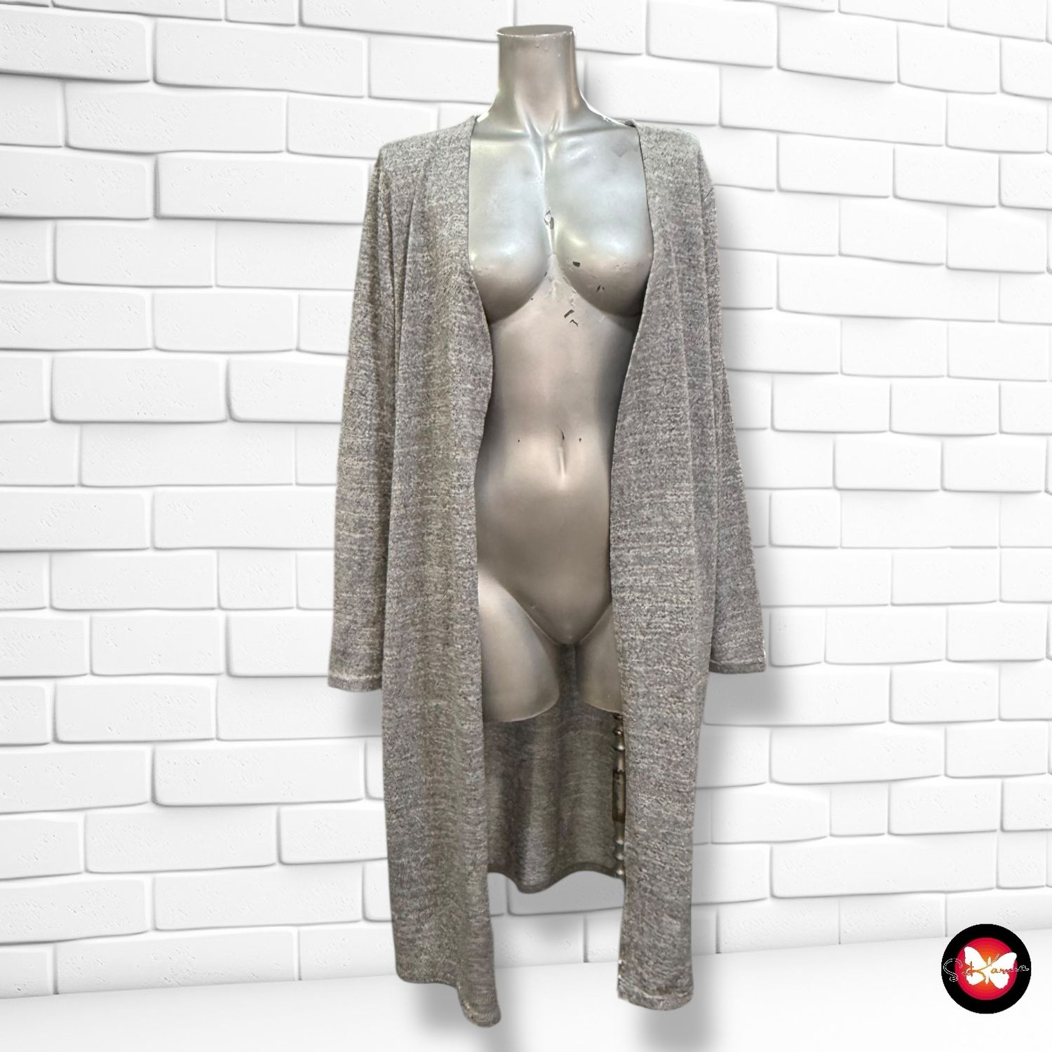 **HOY** Chaqueta larga de punto JANINA Talla 36 (grande)