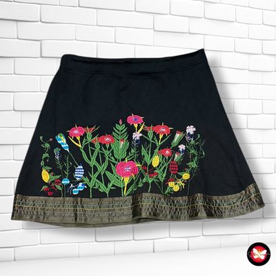 Falda con bordados DESIGUAL Talla L