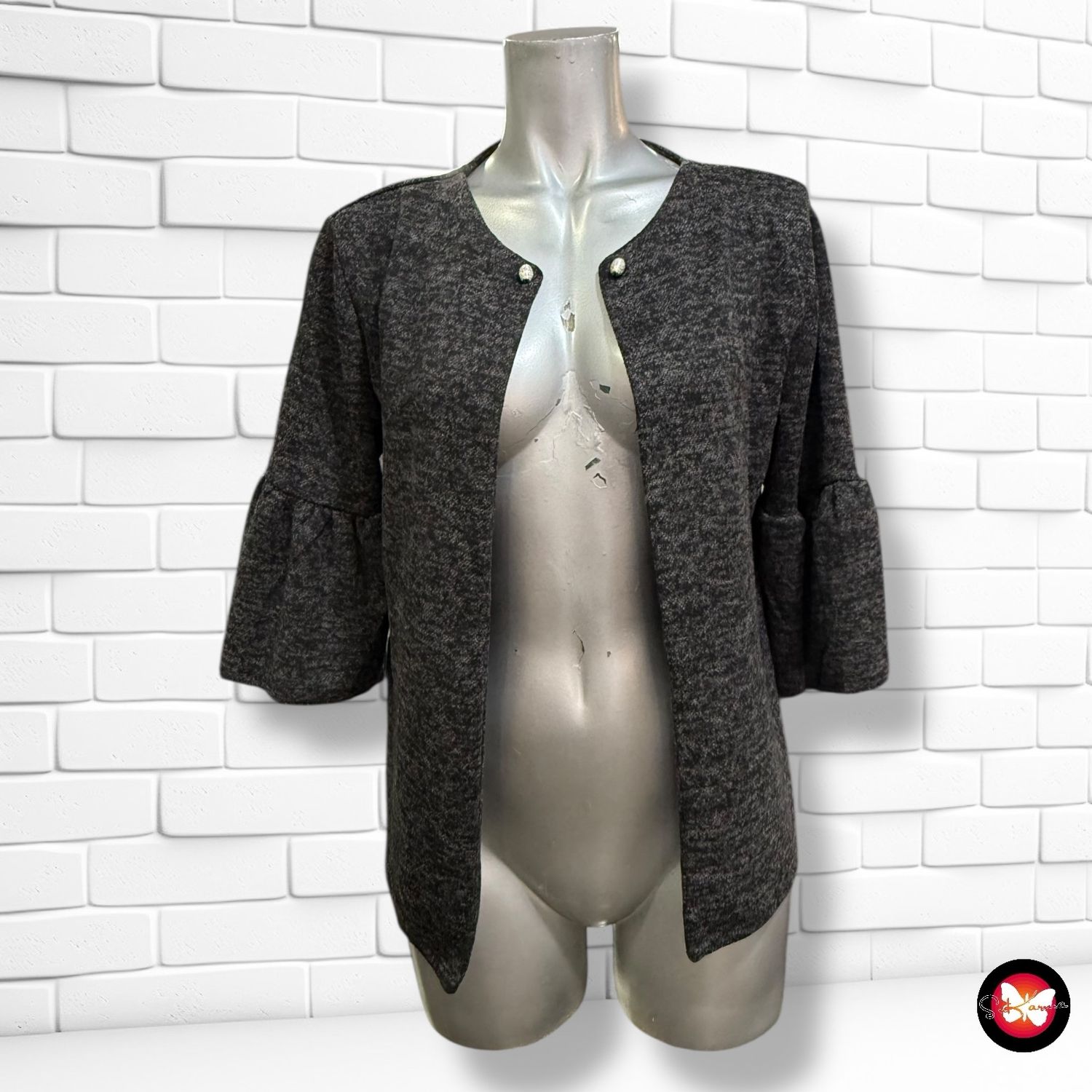 **HOY** Chaqueta de punto con mangas de volante MY HAILYS Talla L (pequeña)