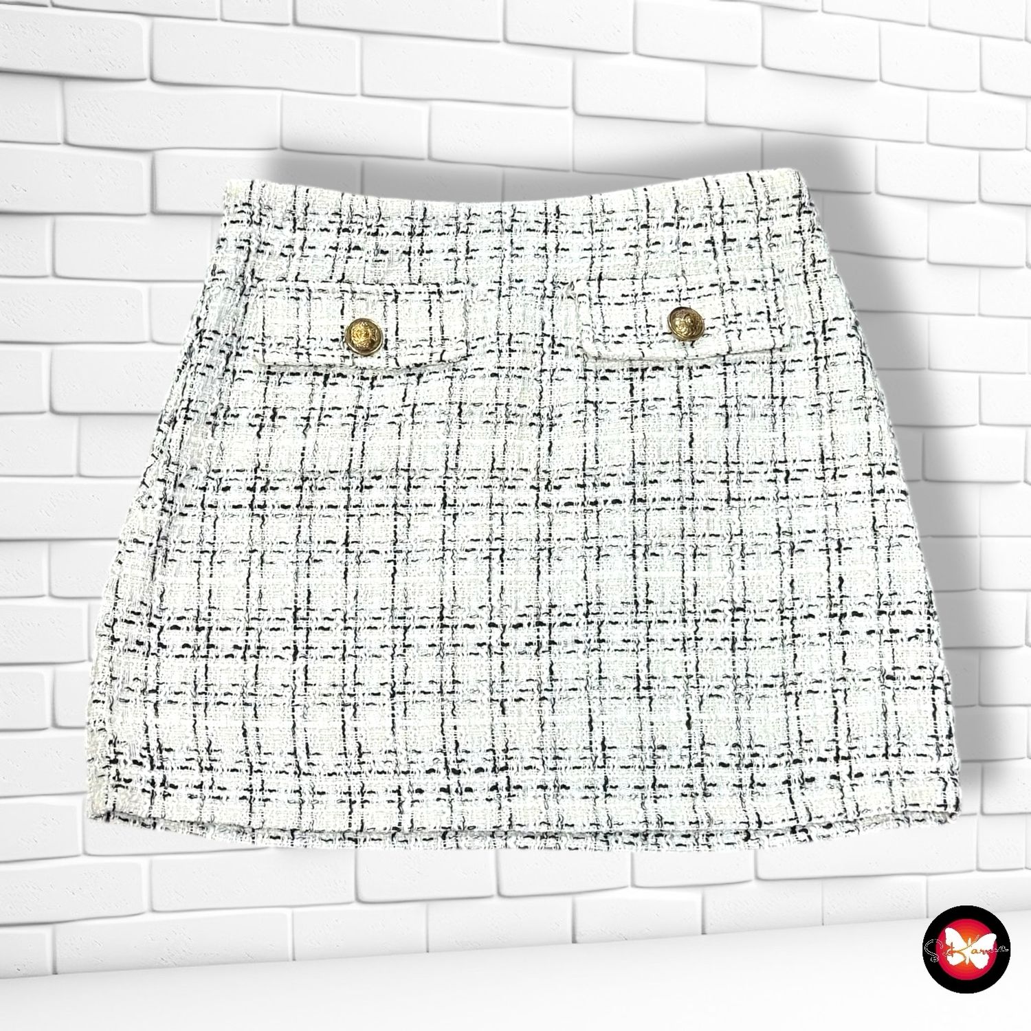 **HOY** Falda tweed SHEIN Talla M