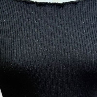 Jersey de manga larga canalé con lurex AMICHI Talla M