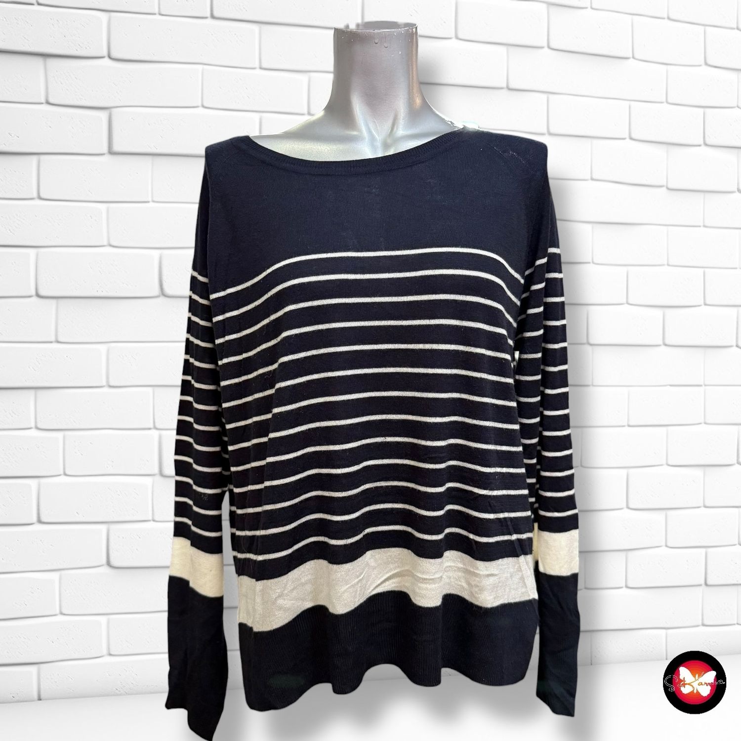 **HOY** Jersey de manga larga marinero ZARA Talla L