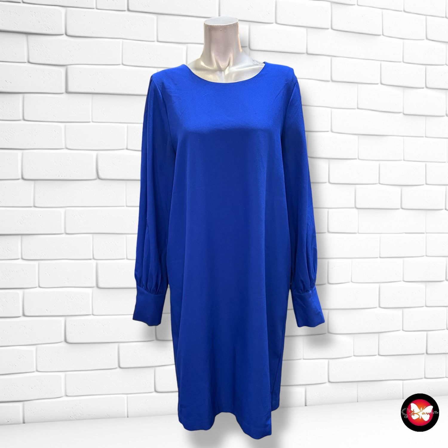 Vestido de mangas abullonadas ICHI Talla 40