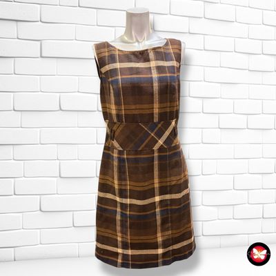 **HOY** Vestido tipo pichi de paño de cuadros S.OLIVER Talla 38