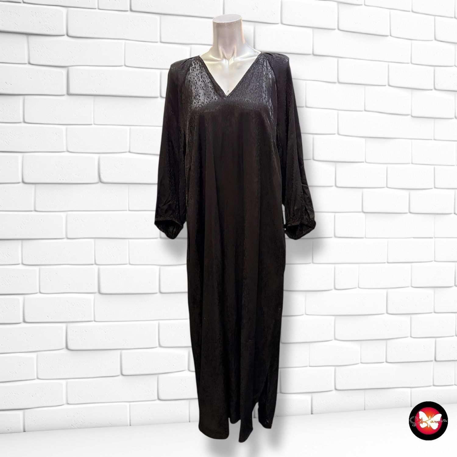 **HOY** Vestido largo satinado SET Talla 44