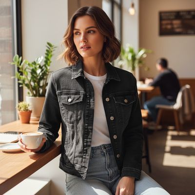 Cazadora vaquera ZARA Talla S