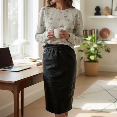 Falda de piel sintética KIABI Talla 38