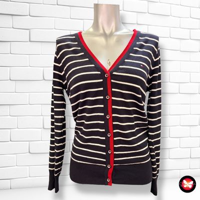 **HOY** Chaqueta de punto de rayitas TOMMY HILFIGER Talla M