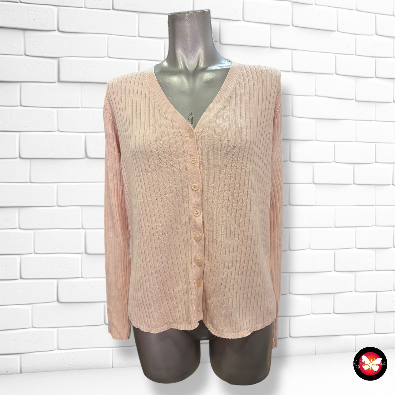 **HOY** Chaqueta de punto canalé GAP Talla M