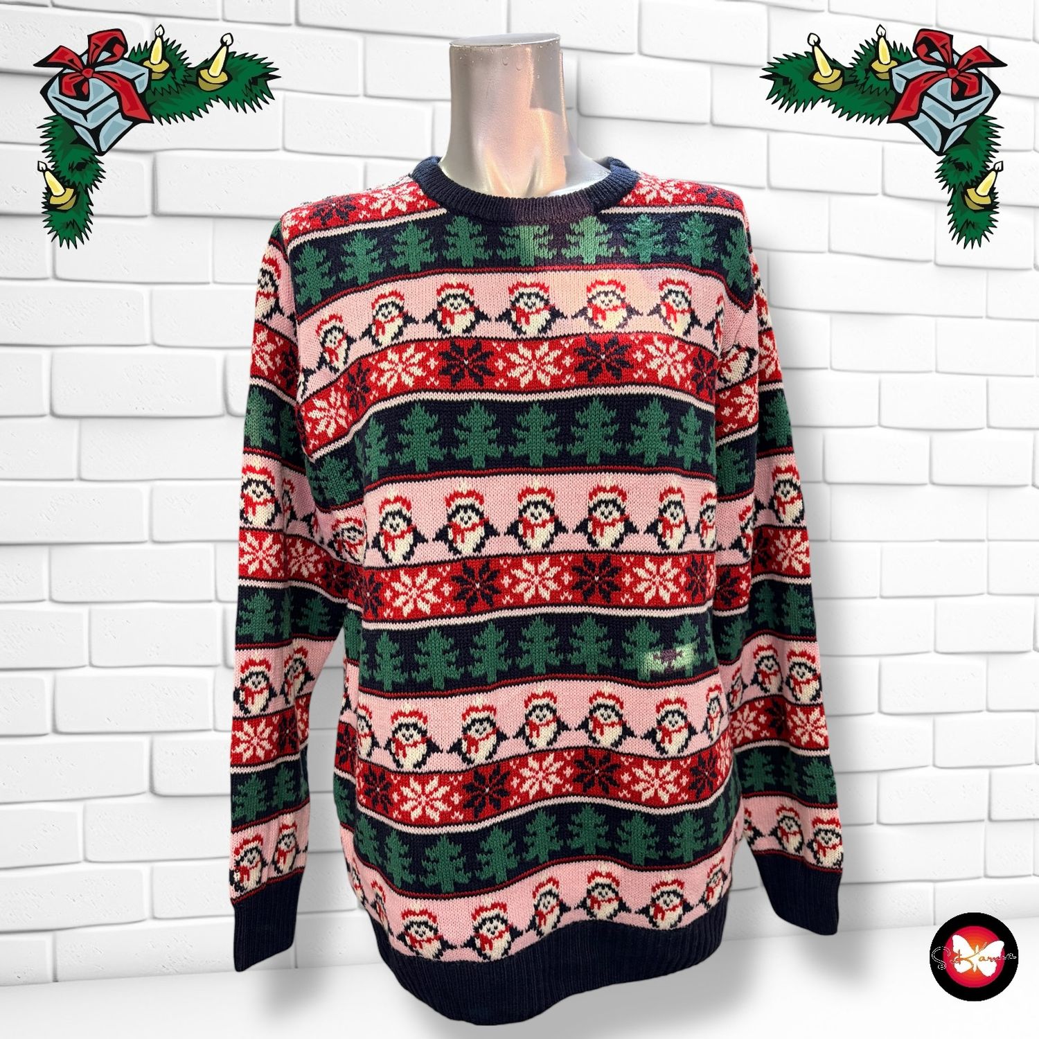 **HOY** Jersey Navideño “PINGÜINOS” Talla 40/42