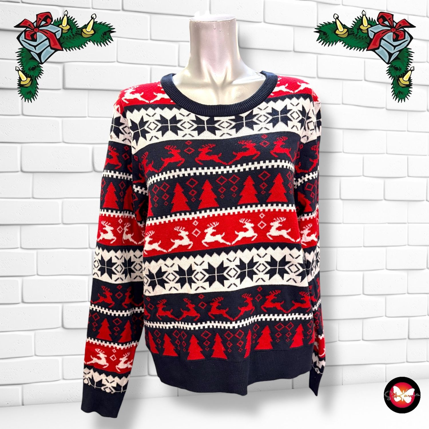 **HOY** Jersey Navideño Talla XL (pequeña)