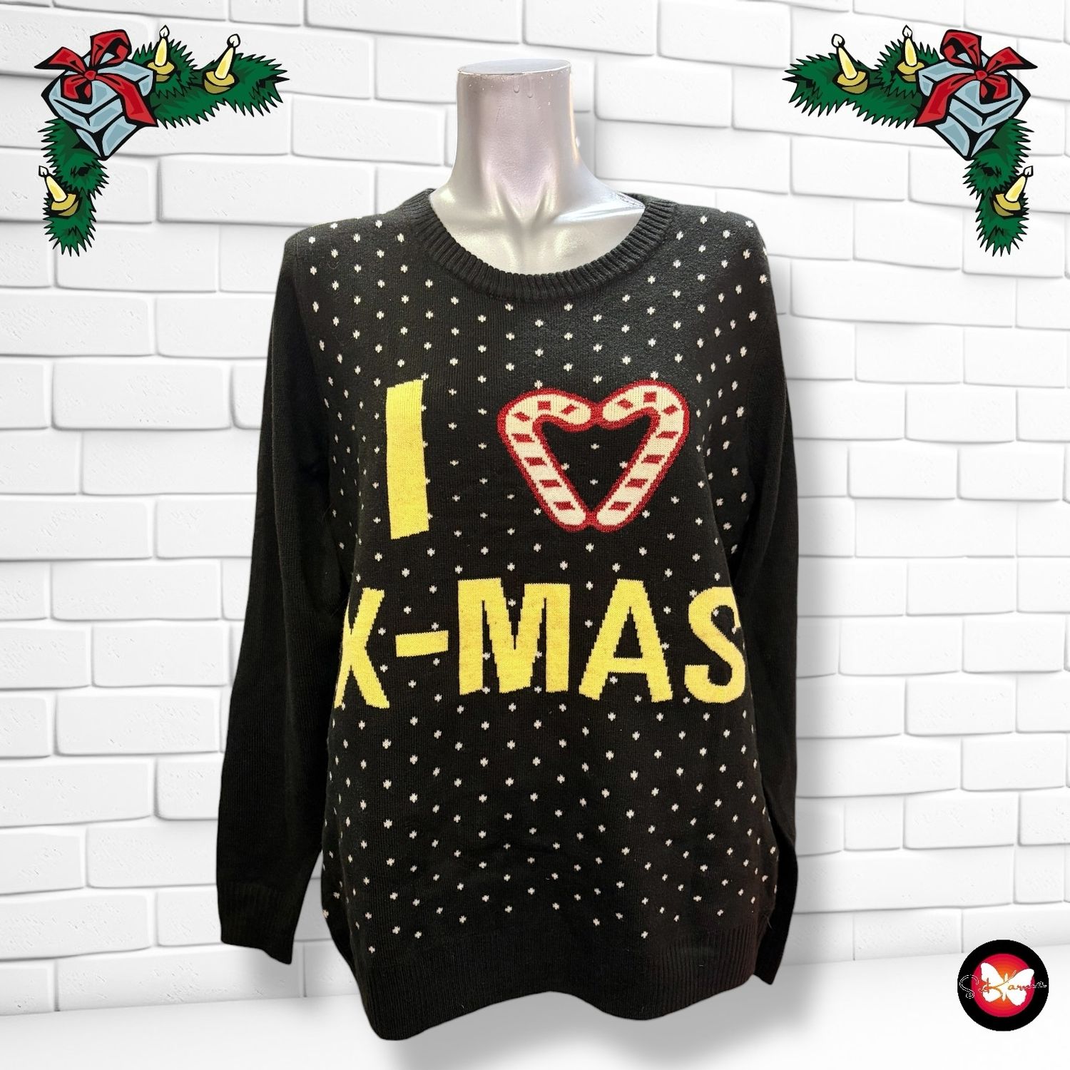 **HOY** Jersey Navideño “I LOVE X-MAS” Talla M