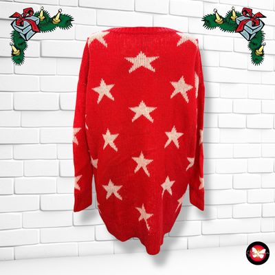 Jersey Navideño “ESTRELLITAS” Talla S (grande)