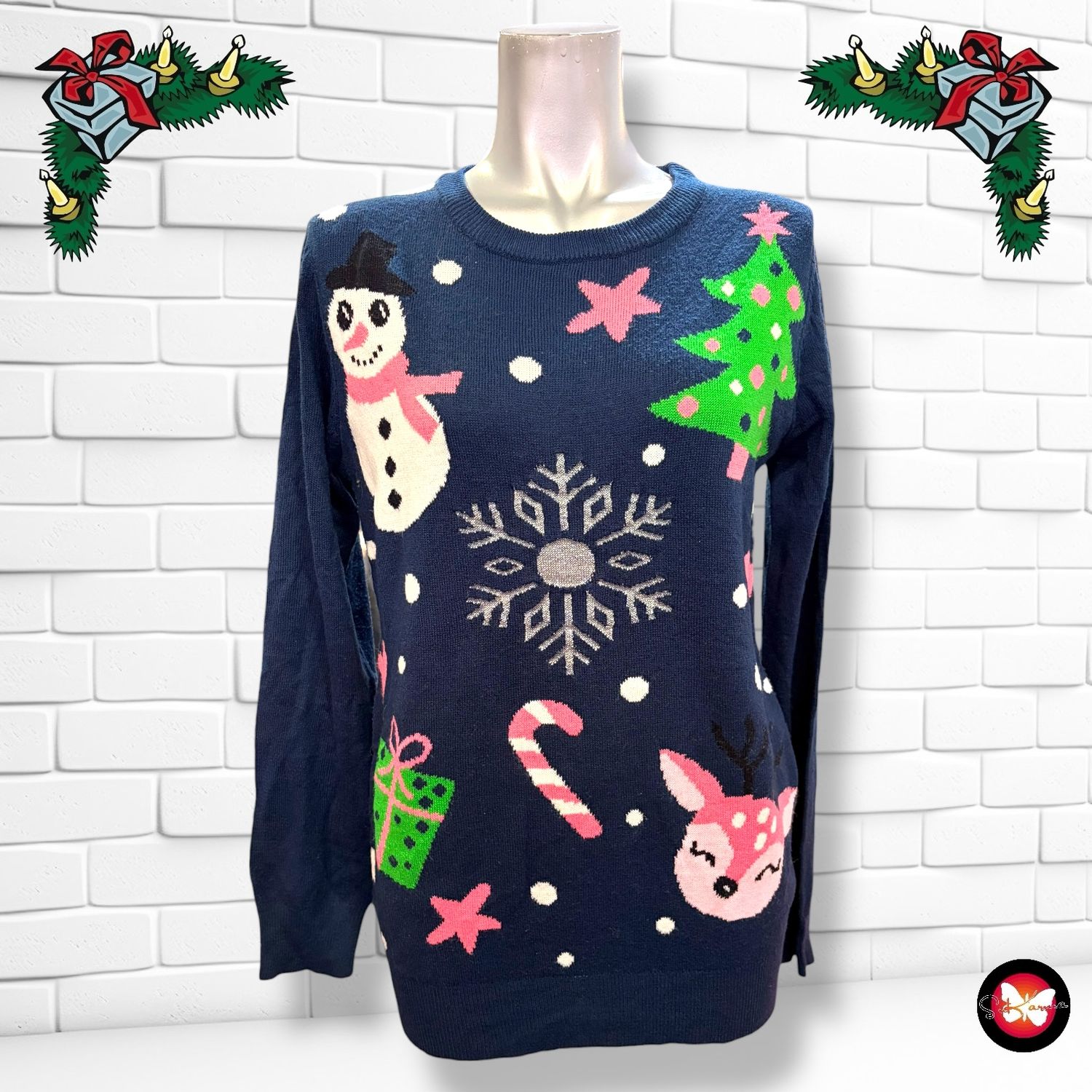 Jersey Navideño “FIGURAS NAVIDEÑAS” Talla S
