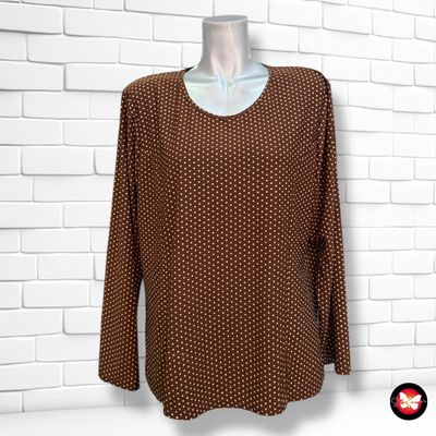 **HOY** Blusa de manga larga de lunarcitos Talla XXL (pequeña)