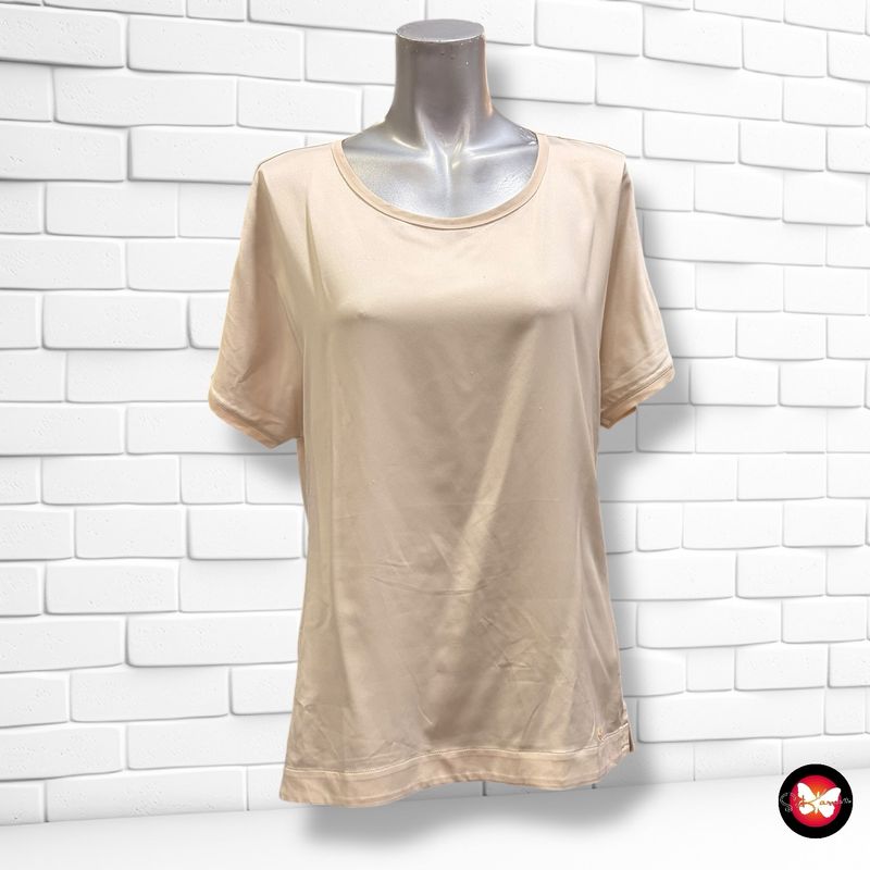 Blusa de manga corta con frente sedoso Talla 38