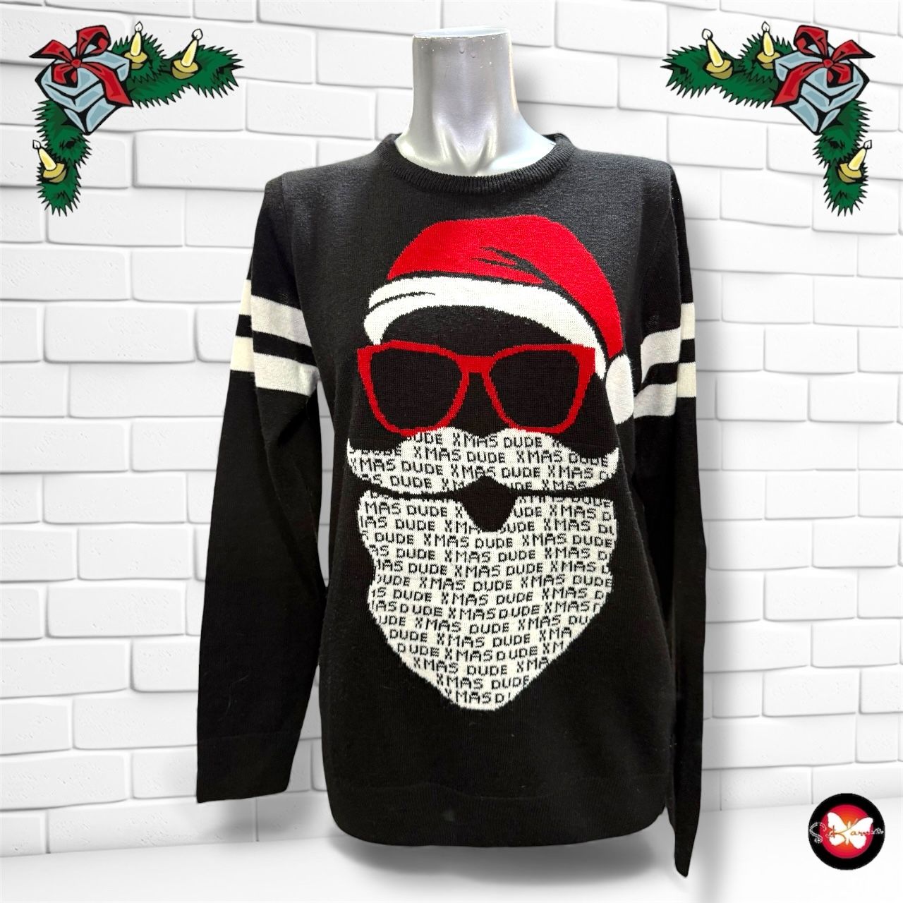 **HOY** Jersey Navideño “SANTA HIPSTER” Talla S