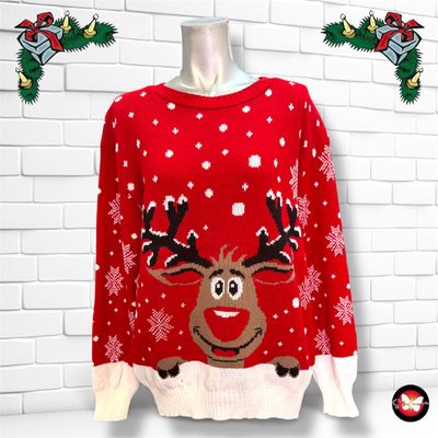 **HOY** Jersey Navideño “RUDOLPH” Talla XL/XXL (pequeña)