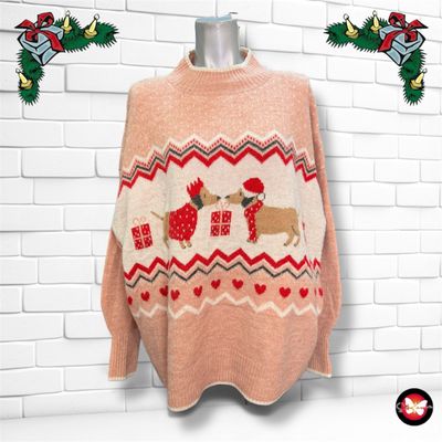 **HOY** Jersey Navideño “PERRITOS SALCHICHA” Talla XL (grande)