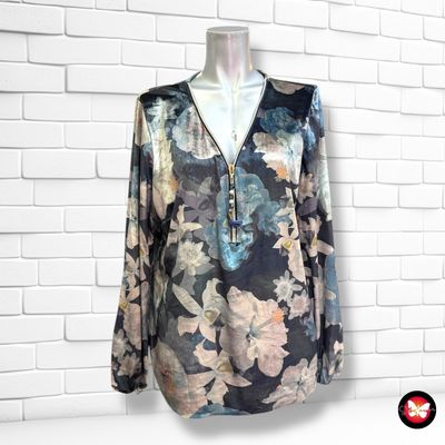 **HOY** Blusa de manga larga de terciopelo Talla 44