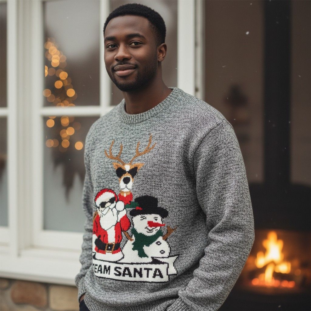 Jersey Navideño “TEAM SANTA” Talla XXL