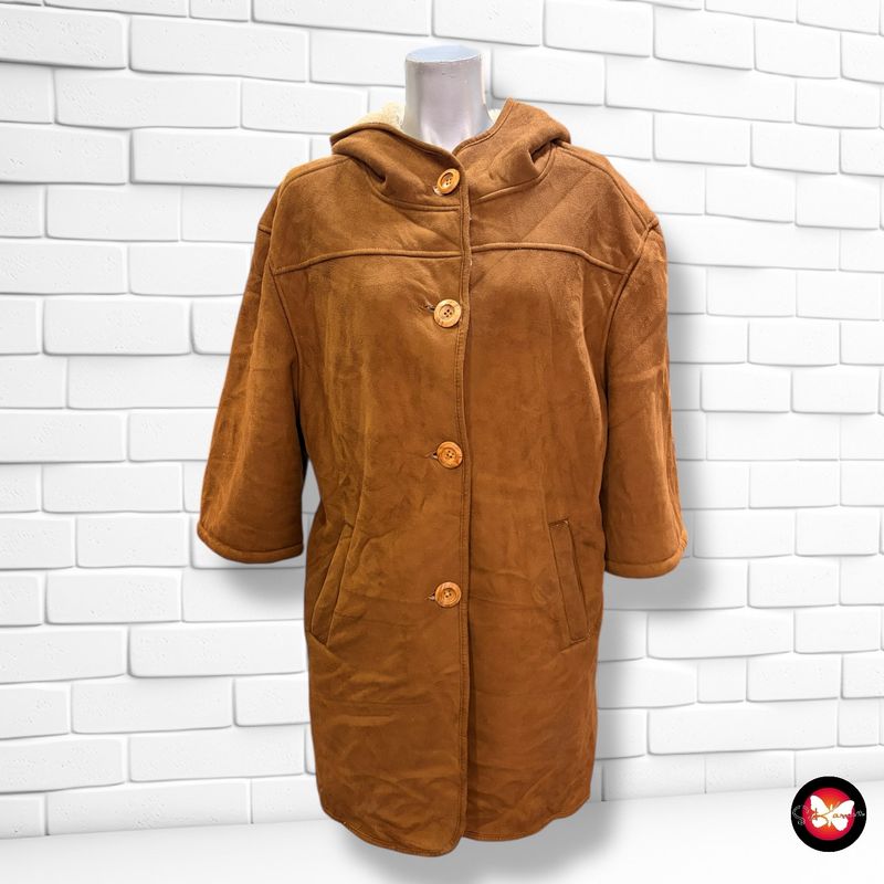 Abrigo de borreguito con capucha Talla 13-14 años