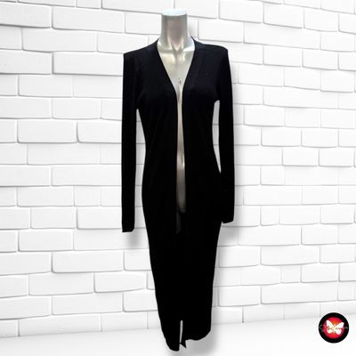 Chaqueta de punto larga canalé PRIMARK Talla XS