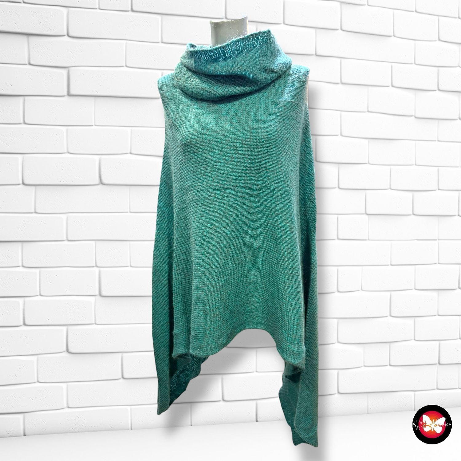 **HOY** Poncho de punto Talla Única