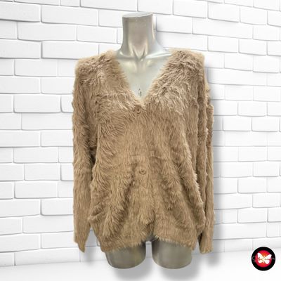 **HOY** Chaqueta de punto peludita Talla L